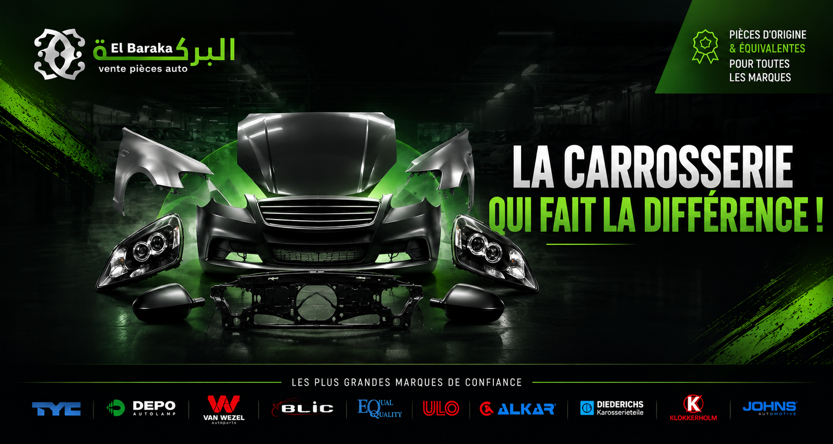 Promotions sur les pièces automobiles